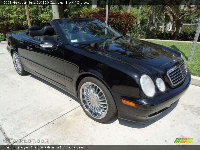 Black / Charcoal 2003 Mercedes-Benz CLK 320 Cabriolet