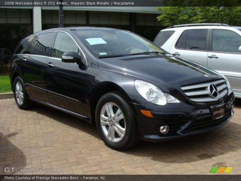 Majestic Black Metallic / Macadamia 2008 Mercedes-Benz R 350 4Matic