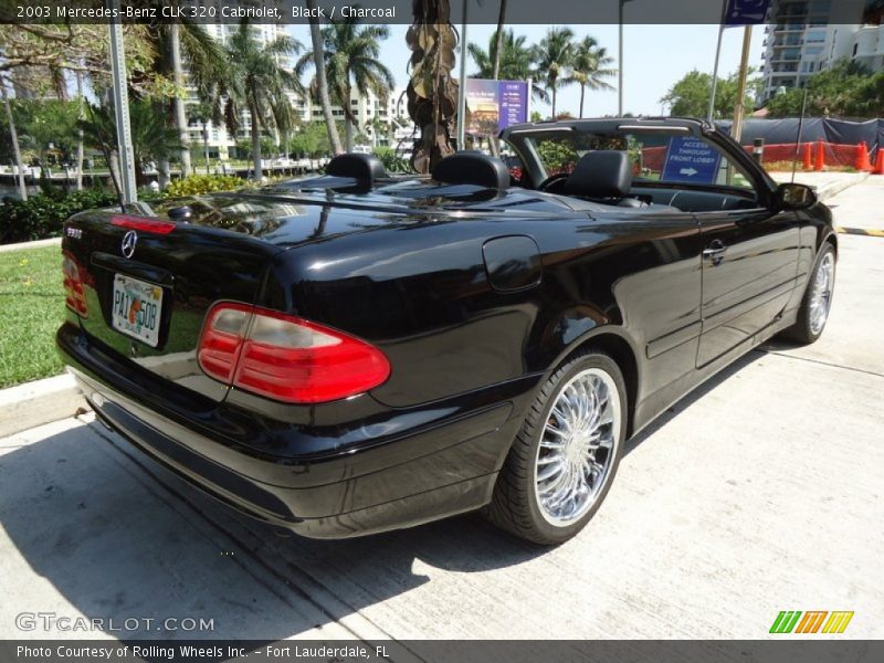 Black / Charcoal 2003 Mercedes-Benz CLK 320 Cabriolet