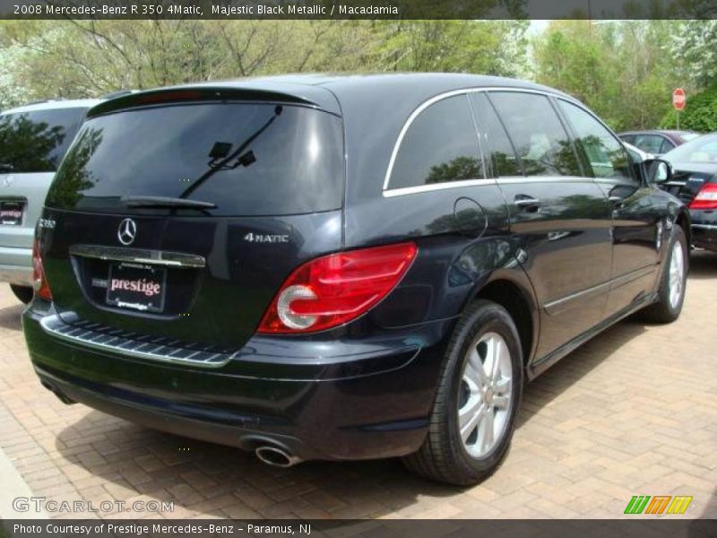 Majestic Black Metallic / Macadamia 2008 Mercedes-Benz R 350 4Matic