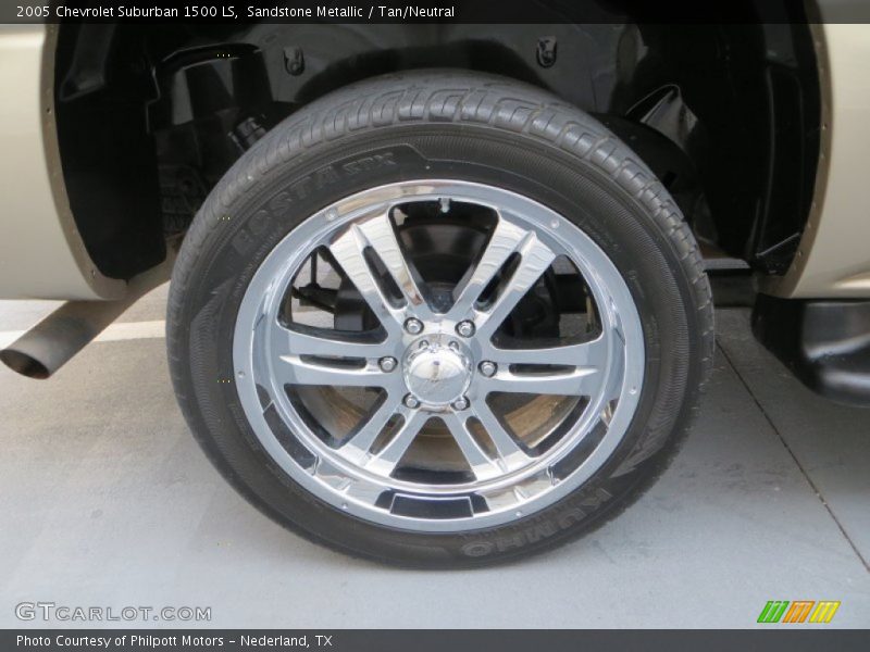 Sandstone Metallic / Tan/Neutral 2005 Chevrolet Suburban 1500 LS