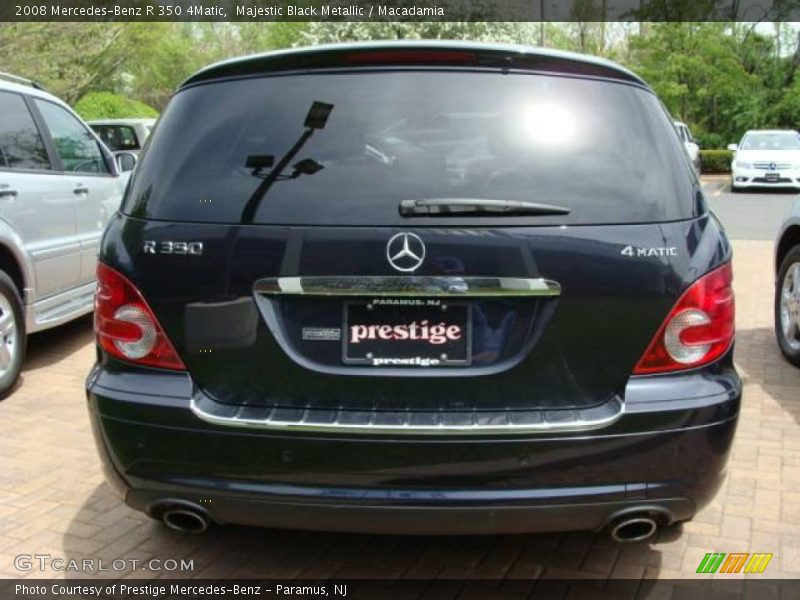 Majestic Black Metallic / Macadamia 2008 Mercedes-Benz R 350 4Matic