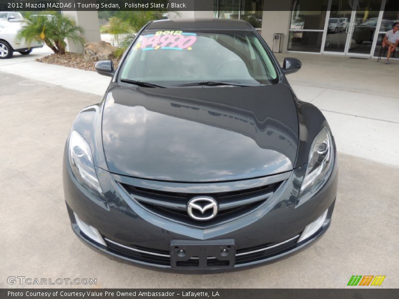 Polished Slate / Black 2012 Mazda MAZDA6 i Touring Sedan