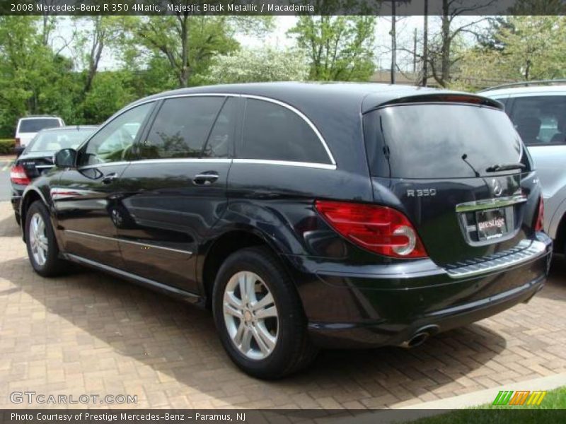 Majestic Black Metallic / Macadamia 2008 Mercedes-Benz R 350 4Matic