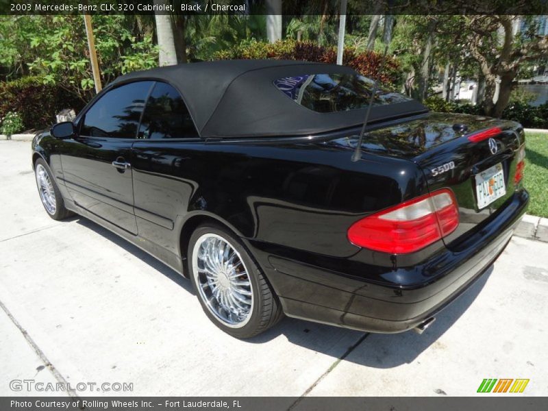 Black / Charcoal 2003 Mercedes-Benz CLK 320 Cabriolet