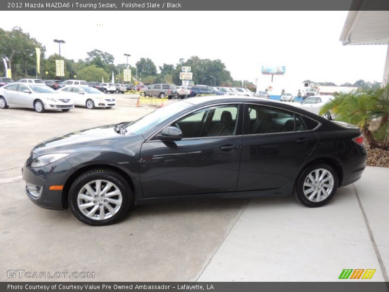 Polished Slate / Black 2012 Mazda MAZDA6 i Touring Sedan