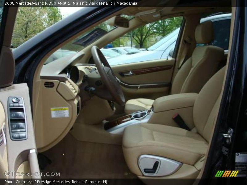 Majestic Black Metallic / Macadamia 2008 Mercedes-Benz R 350 4Matic