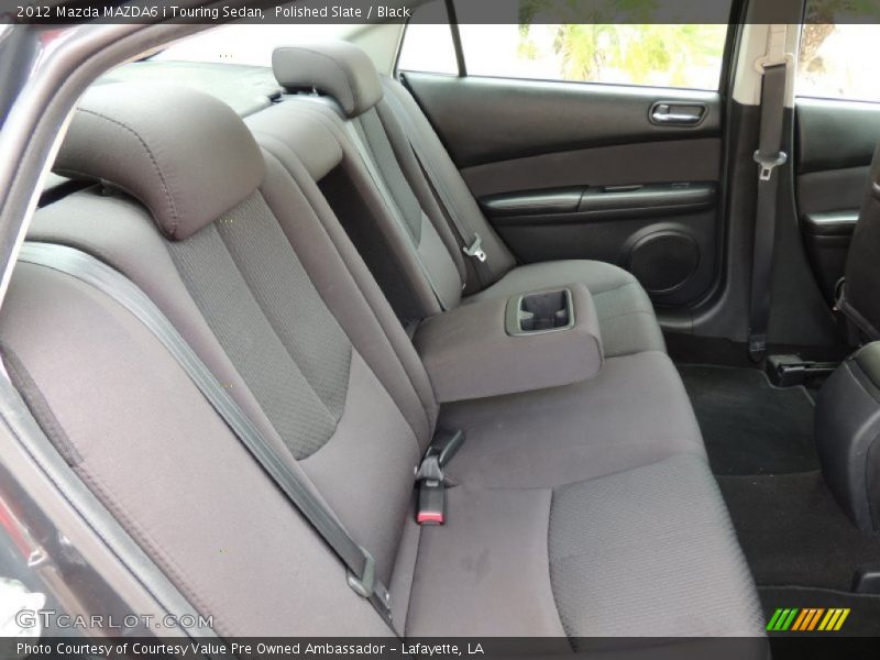 Polished Slate / Black 2012 Mazda MAZDA6 i Touring Sedan