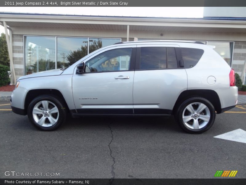 Bright Silver Metallic / Dark Slate Gray 2011 Jeep Compass 2.4 4x4