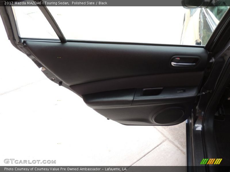 Polished Slate / Black 2012 Mazda MAZDA6 i Touring Sedan