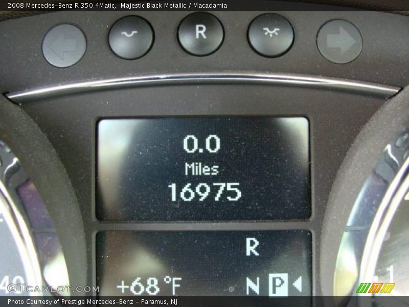 Majestic Black Metallic / Macadamia 2008 Mercedes-Benz R 350 4Matic