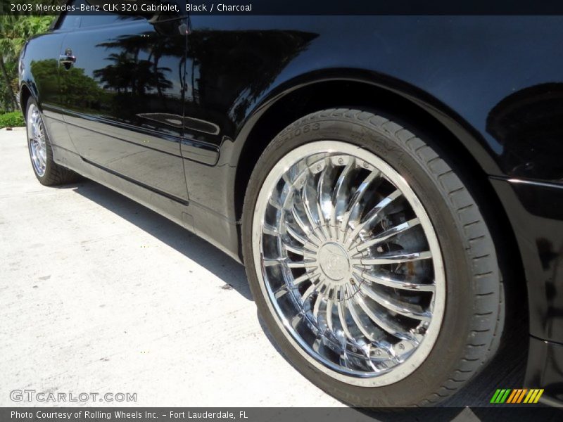 Black / Charcoal 2003 Mercedes-Benz CLK 320 Cabriolet