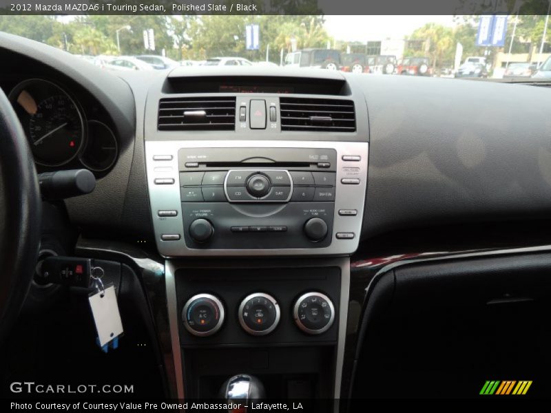 Polished Slate / Black 2012 Mazda MAZDA6 i Touring Sedan