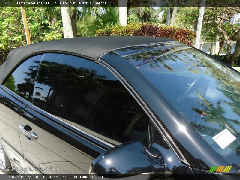 Black / Charcoal 2003 Mercedes-Benz CLK 320 Cabriolet