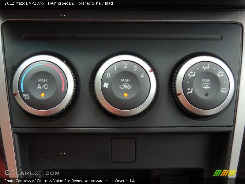 Polished Slate / Black 2012 Mazda MAZDA6 i Touring Sedan