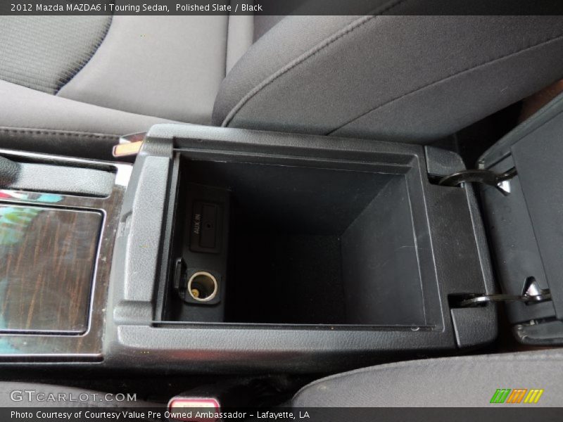Polished Slate / Black 2012 Mazda MAZDA6 i Touring Sedan