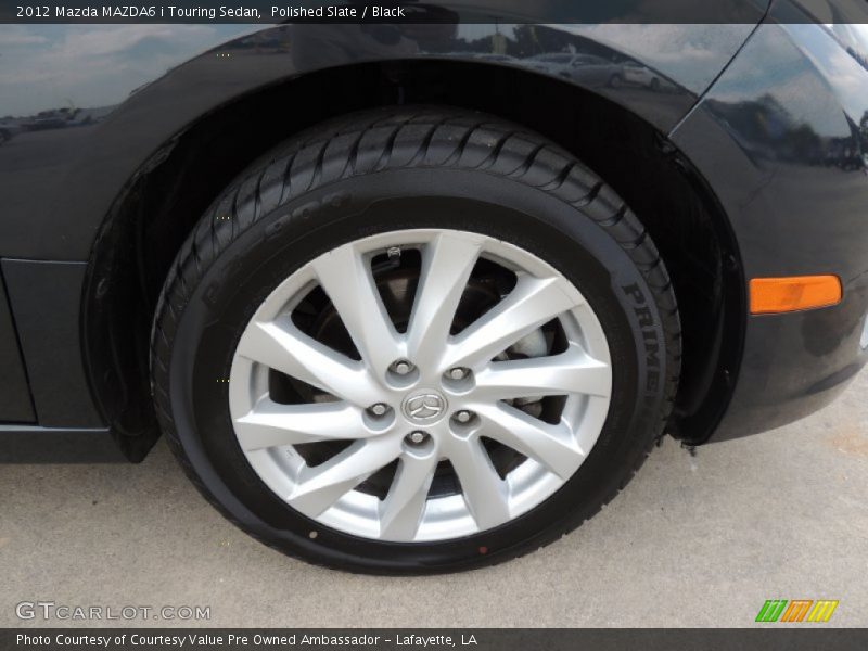Polished Slate / Black 2012 Mazda MAZDA6 i Touring Sedan