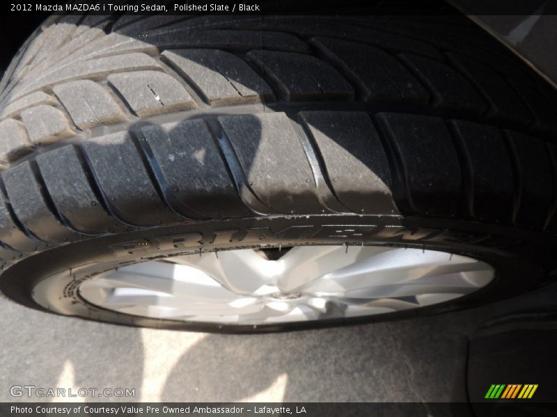 Polished Slate / Black 2012 Mazda MAZDA6 i Touring Sedan