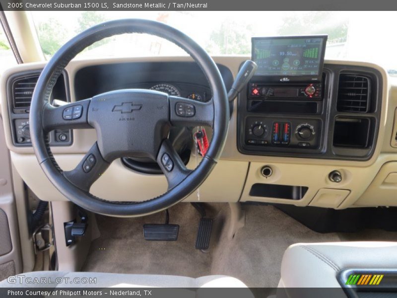 Sandstone Metallic / Tan/Neutral 2005 Chevrolet Suburban 1500 LS