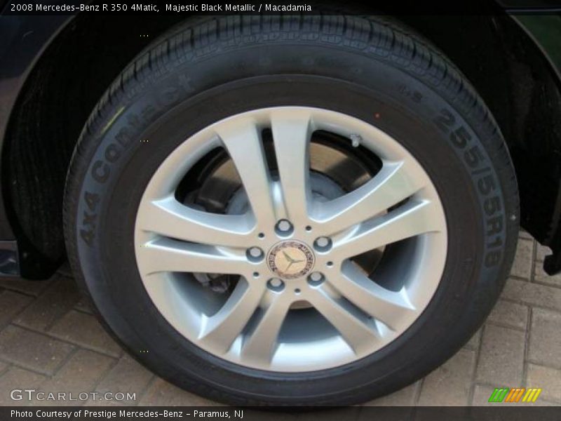 Majestic Black Metallic / Macadamia 2008 Mercedes-Benz R 350 4Matic