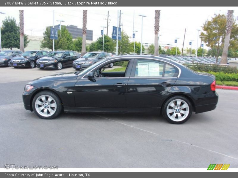 Black Sapphire Metallic / Black 2007 BMW 3 Series 335xi Sedan