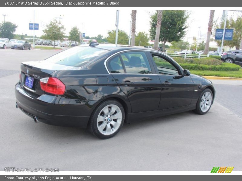 Black Sapphire Metallic / Black 2007 BMW 3 Series 335xi Sedan