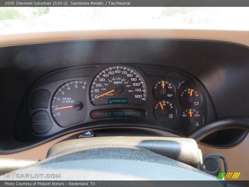 Sandstone Metallic / Tan/Neutral 2005 Chevrolet Suburban 1500 LS