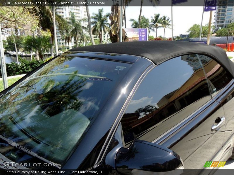 Black / Charcoal 2003 Mercedes-Benz CLK 320 Cabriolet