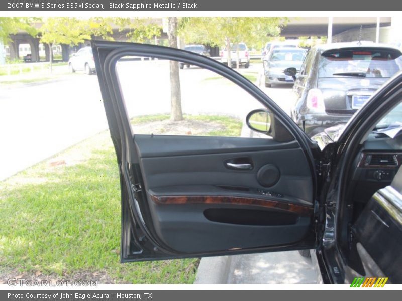 Black Sapphire Metallic / Black 2007 BMW 3 Series 335xi Sedan