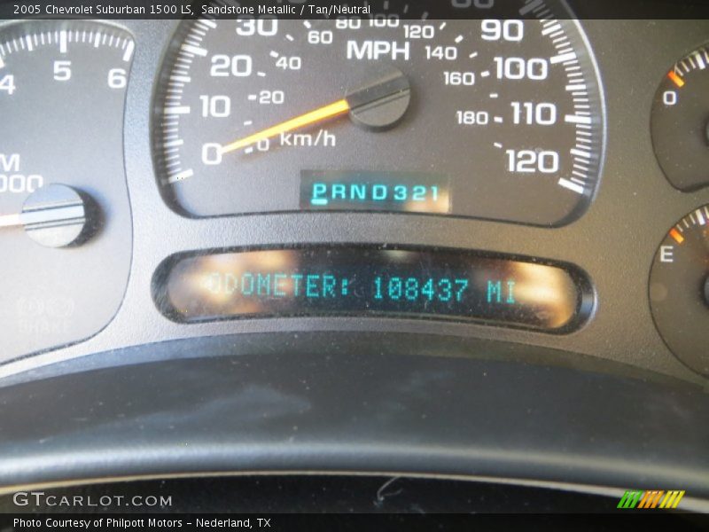 Sandstone Metallic / Tan/Neutral 2005 Chevrolet Suburban 1500 LS