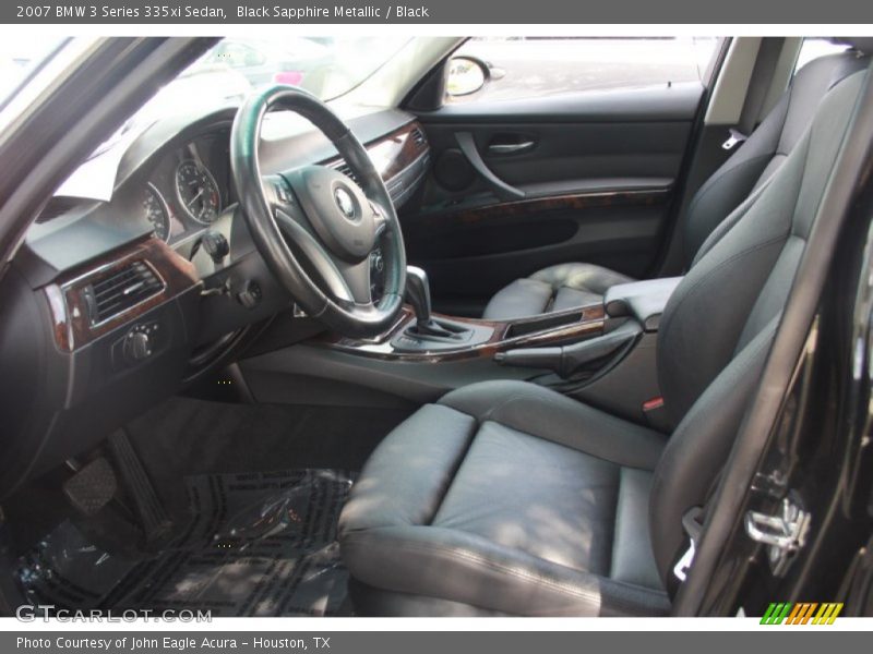 Black Sapphire Metallic / Black 2007 BMW 3 Series 335xi Sedan