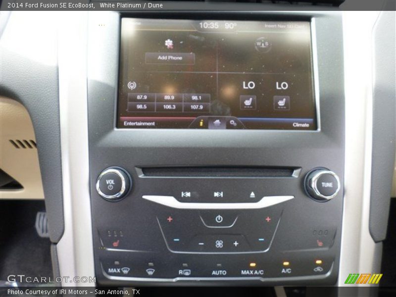Controls of 2014 Fusion SE EcoBoost