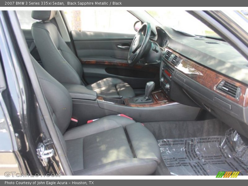 Black Sapphire Metallic / Black 2007 BMW 3 Series 335xi Sedan