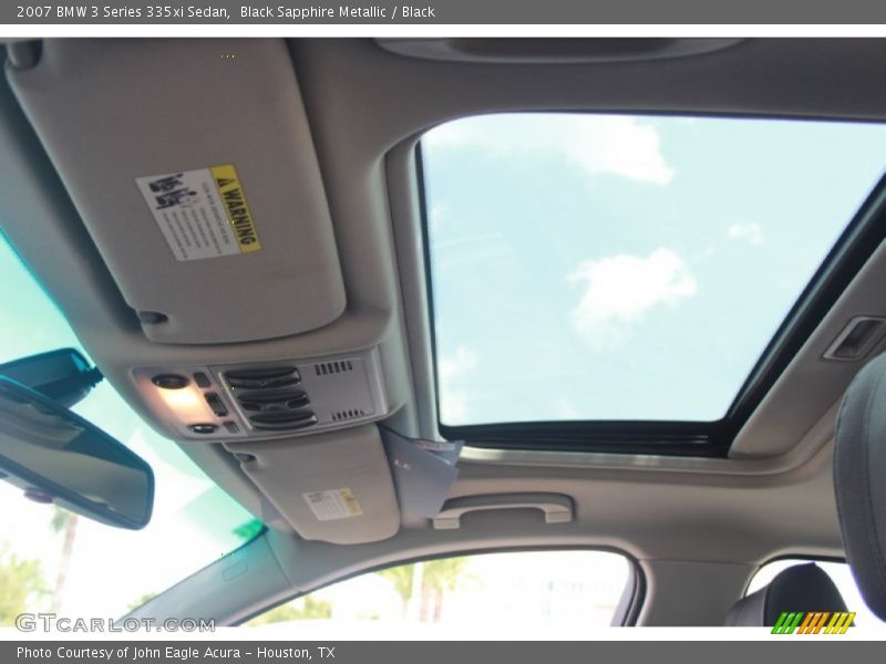 Black Sapphire Metallic / Black 2007 BMW 3 Series 335xi Sedan