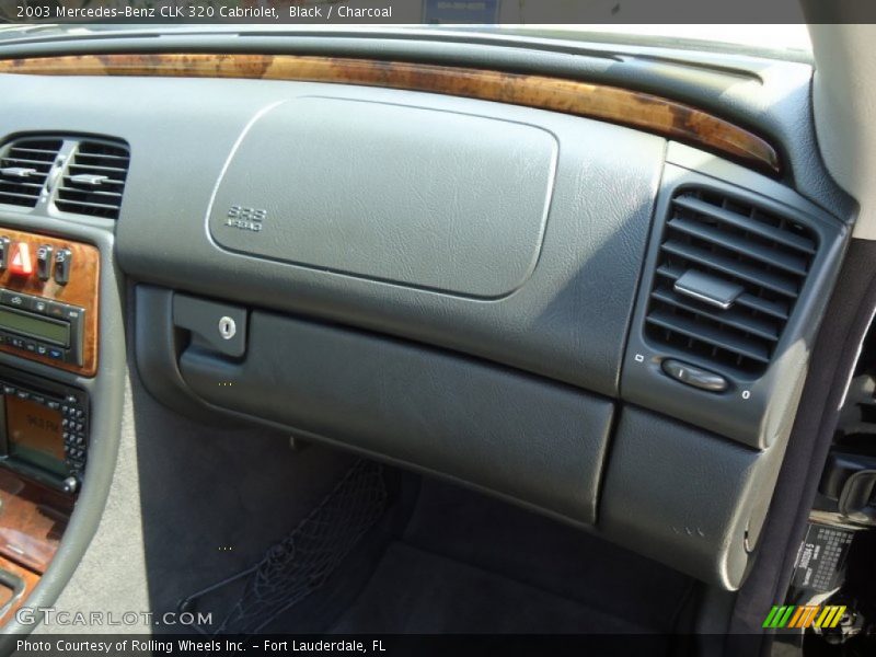 Black / Charcoal 2003 Mercedes-Benz CLK 320 Cabriolet