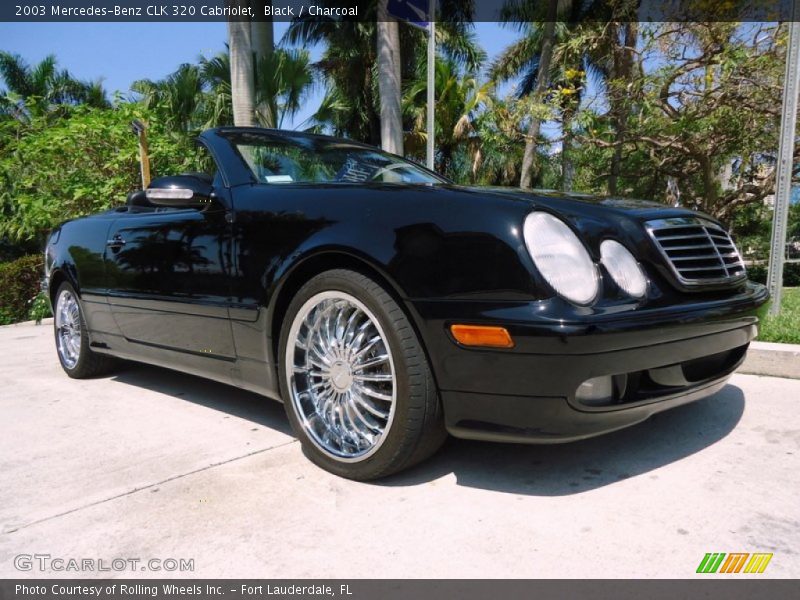 Black / Charcoal 2003 Mercedes-Benz CLK 320 Cabriolet