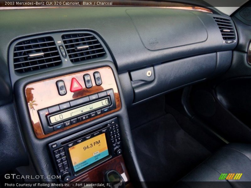 Black / Charcoal 2003 Mercedes-Benz CLK 320 Cabriolet