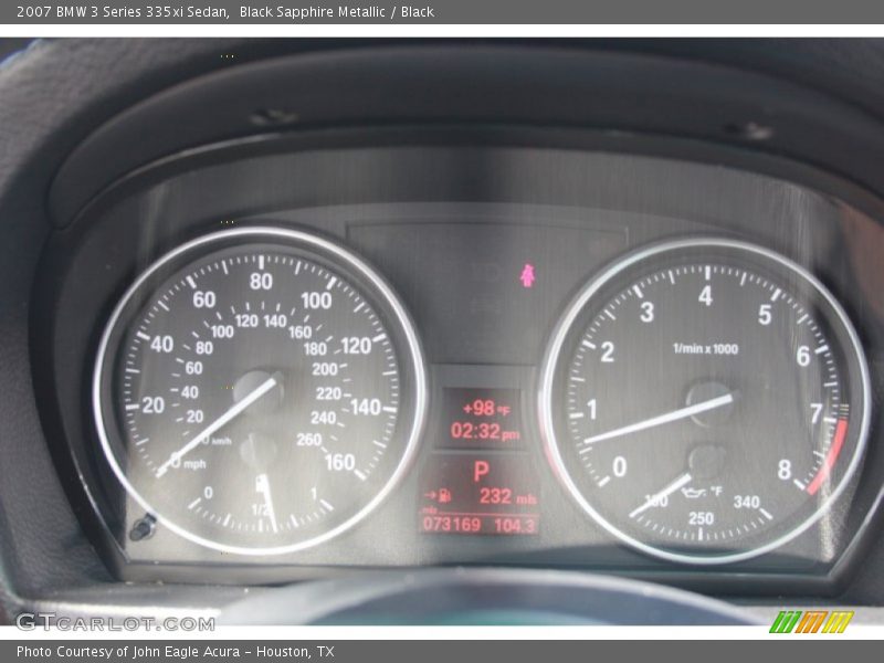 Black Sapphire Metallic / Black 2007 BMW 3 Series 335xi Sedan