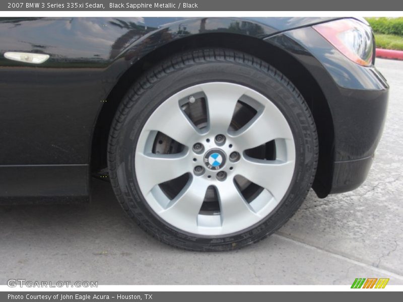 Black Sapphire Metallic / Black 2007 BMW 3 Series 335xi Sedan