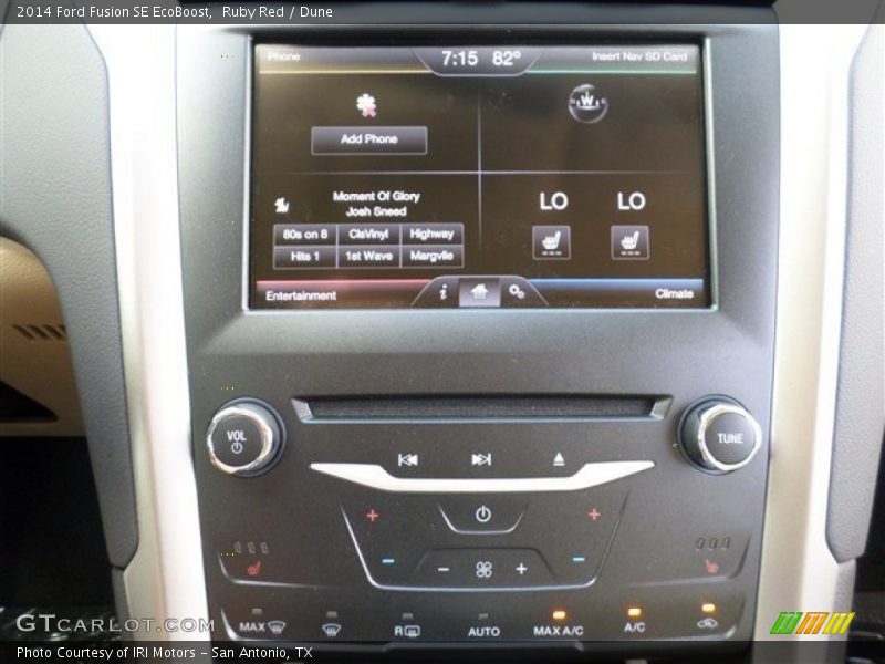Controls of 2014 Fusion SE EcoBoost