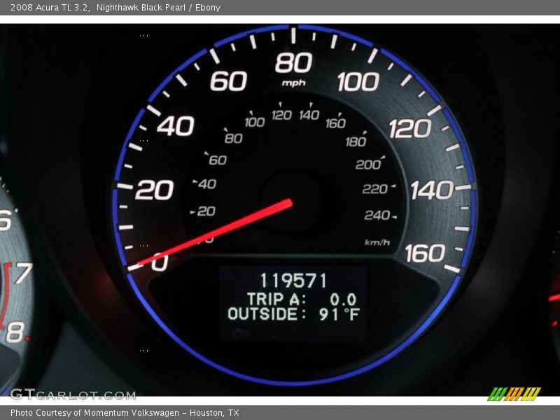 Nighthawk Black Pearl / Ebony 2008 Acura TL 3.2