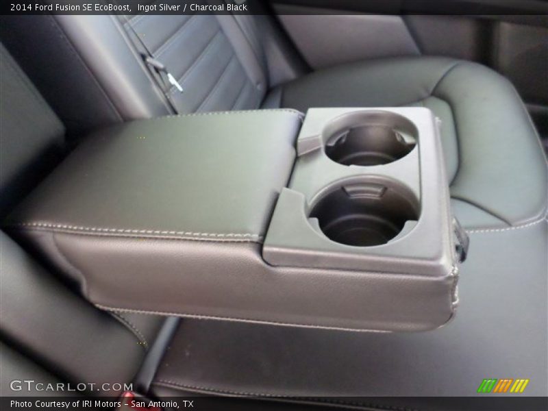 Ingot Silver / Charcoal Black 2014 Ford Fusion SE EcoBoost