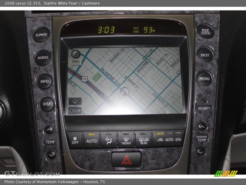Starfire White Pearl / Cashmere 2008 Lexus GS 350