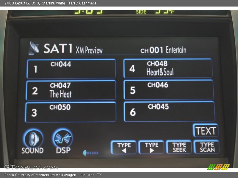 Starfire White Pearl / Cashmere 2008 Lexus GS 350