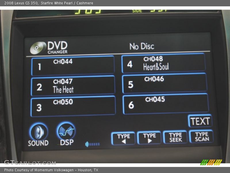 Starfire White Pearl / Cashmere 2008 Lexus GS 350