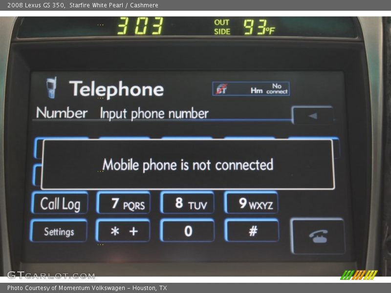 Starfire White Pearl / Cashmere 2008 Lexus GS 350
