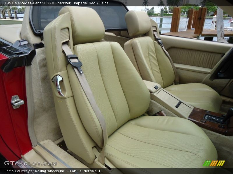 Front Seat of 1994 SL 320 Roadster