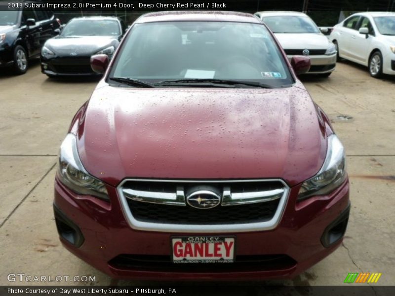 Deep Cherry Red Pearl / Black 2013 Subaru Impreza 2.0i Premium 4 Door