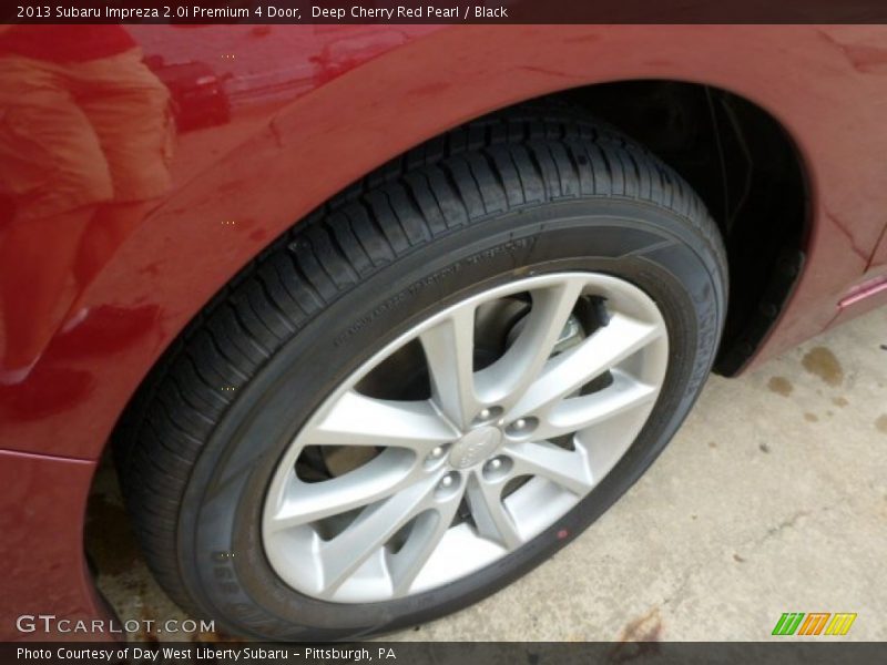 Deep Cherry Red Pearl / Black 2013 Subaru Impreza 2.0i Premium 4 Door
