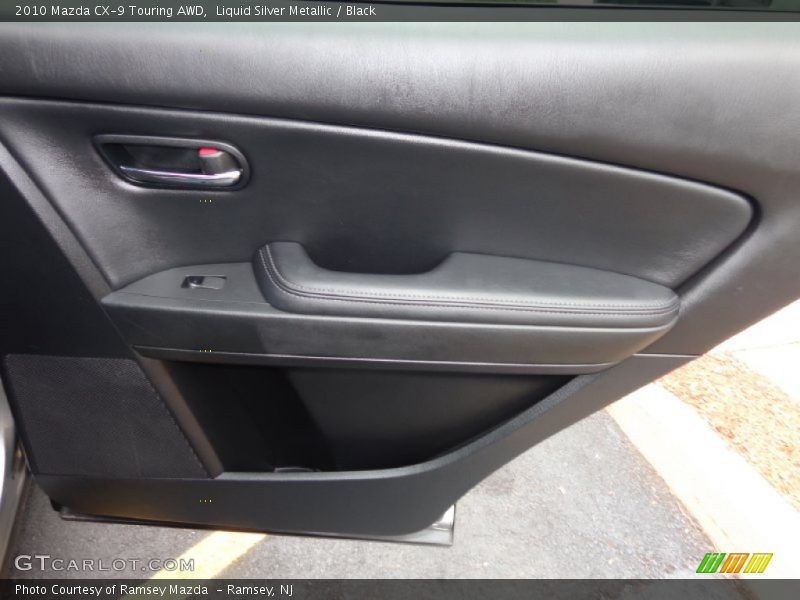 Liquid Silver Metallic / Black 2010 Mazda CX-9 Touring AWD